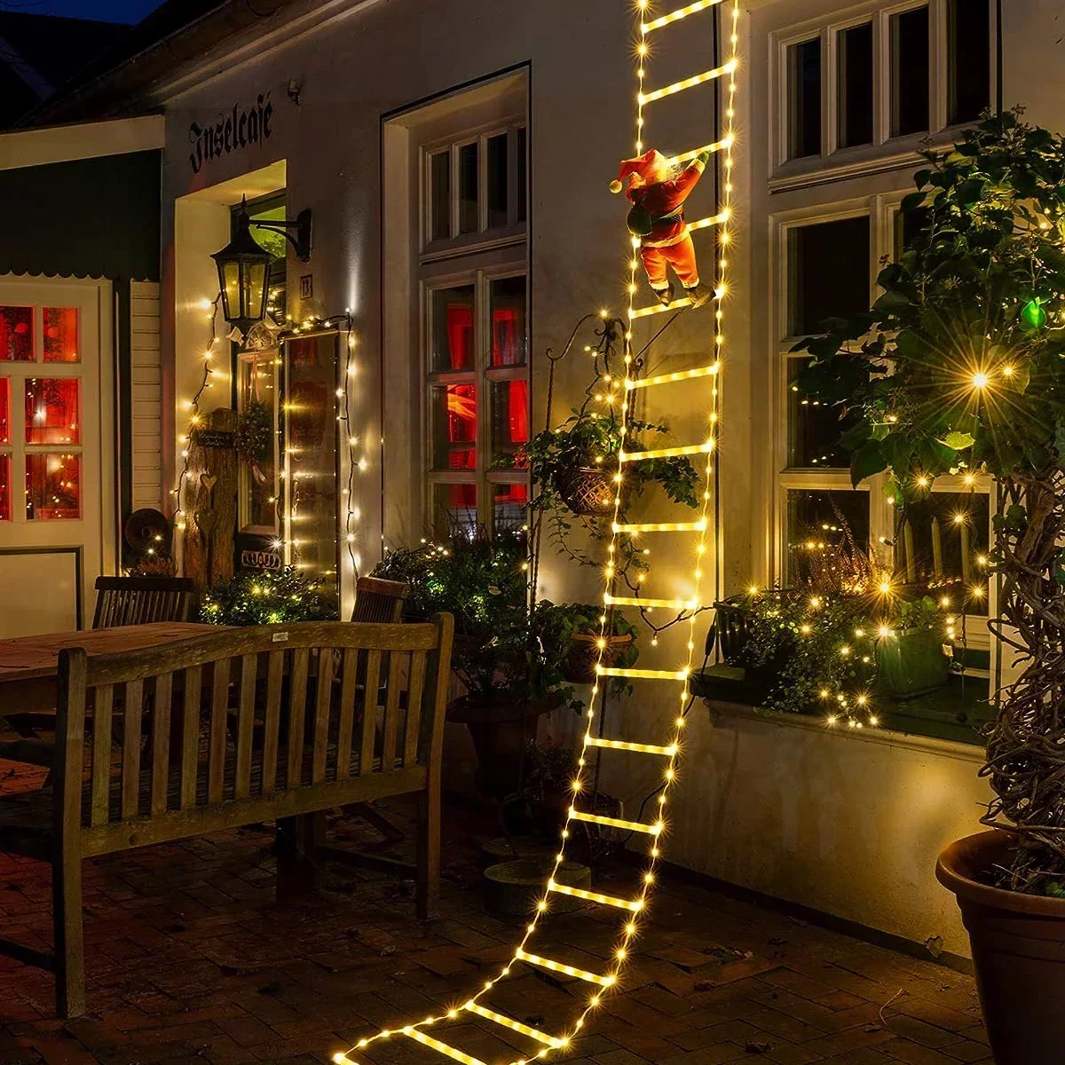 Outdoor Lighting Led Strip - LED Ladder Light per babbo natale