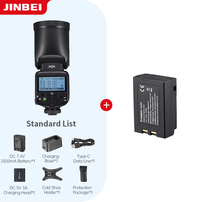 Outdoor Lighting For Photography - JINBEI HD-1 Flash per Fotocamera con
