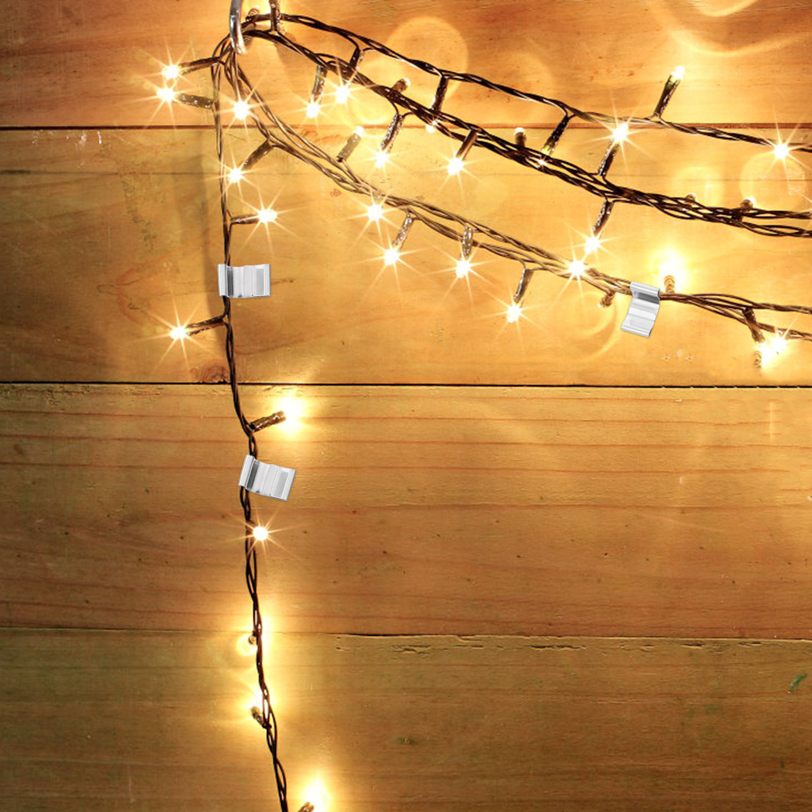 Outdoor Lighting Tree - 100 Pezzi di Clip per Luci