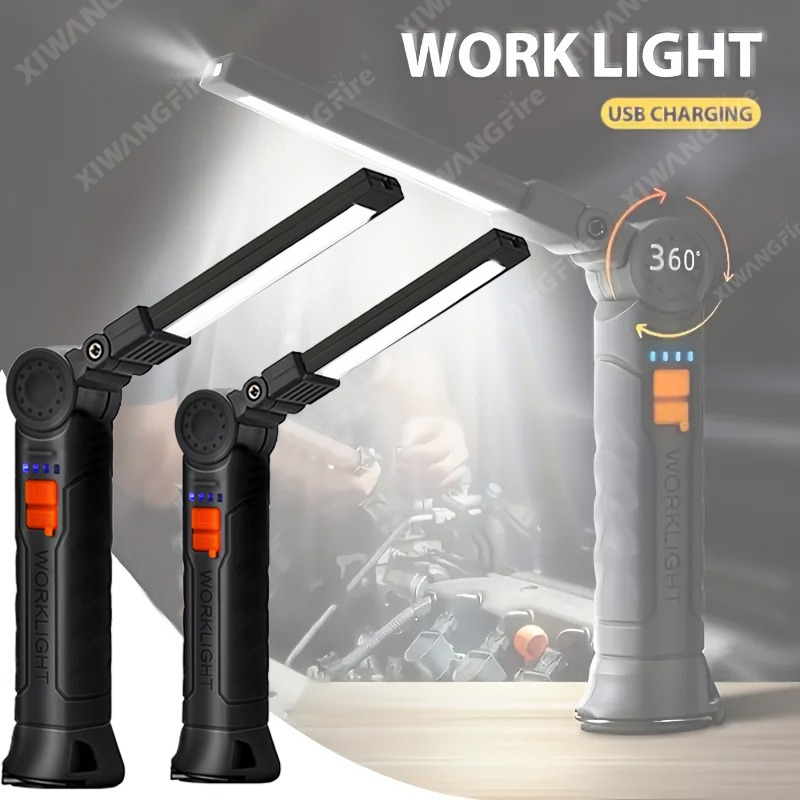 Outdoor Lighting Setup - Torcia da lavoro ricaricabile a LED