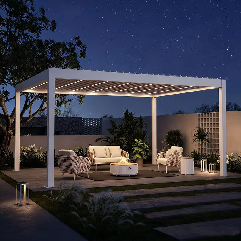 Outdoor Lighting Modern - Pergola Rettangolare da Giardino Resistente alla