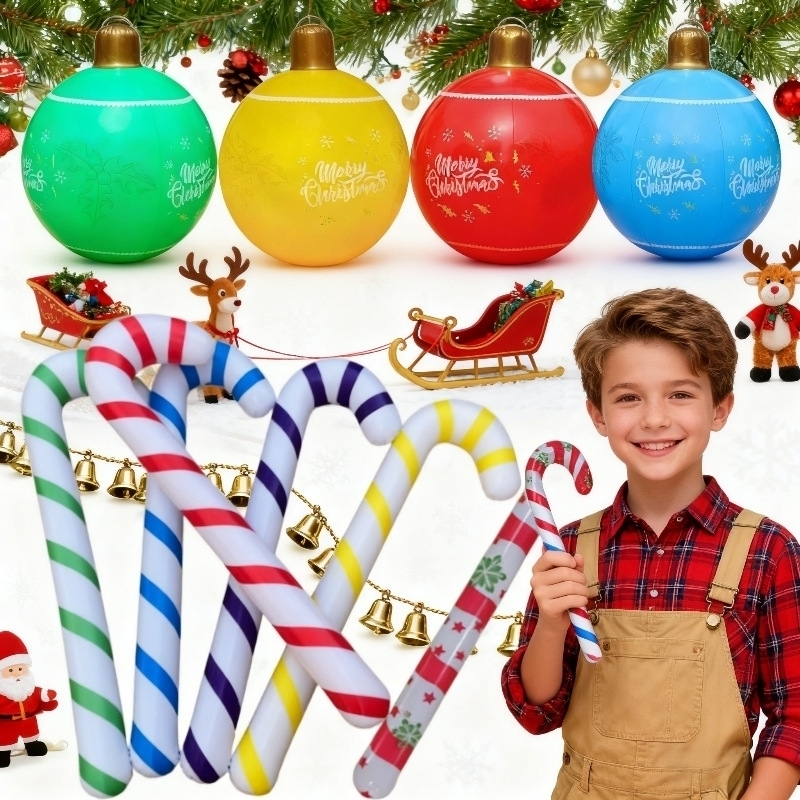 Outdoor Lighting Tree - 2025 60CM Palla gonfiabile decorata di