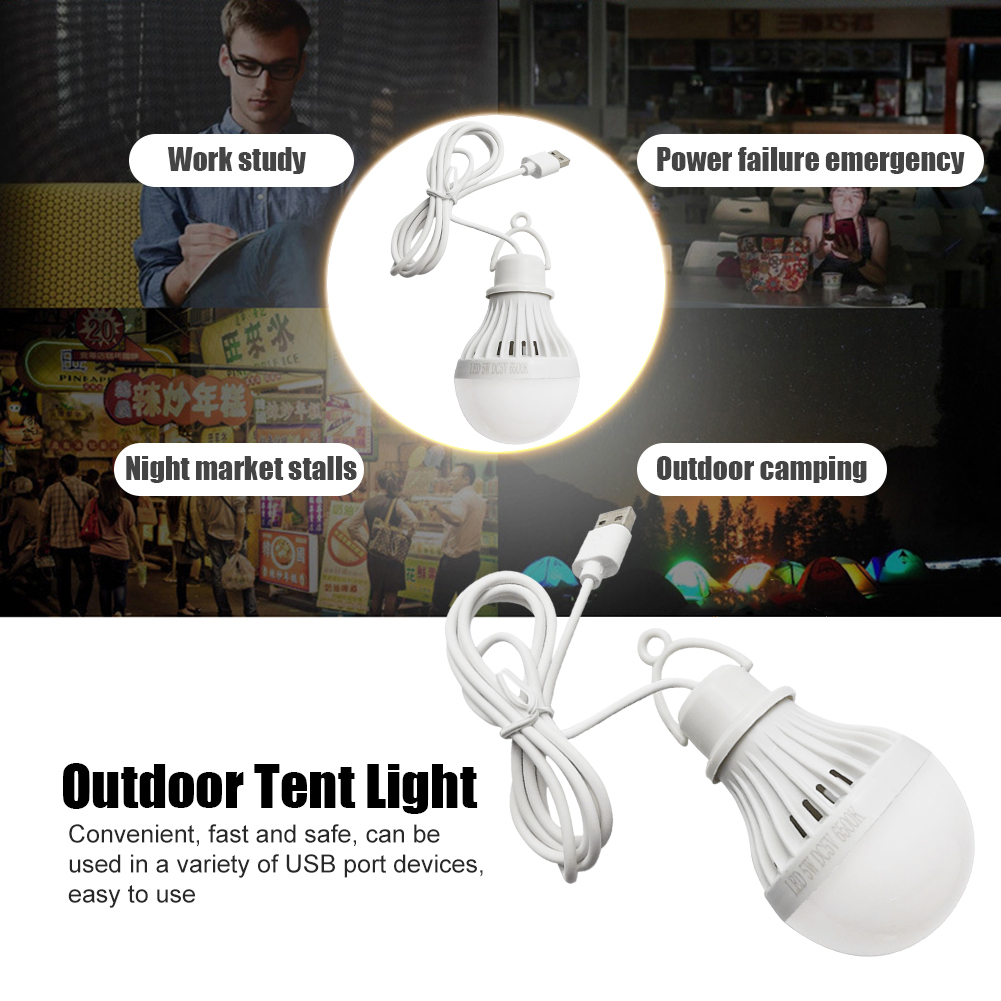 Outdoor Lighting Quotes - Lampadina LED USB per Campeggio, Lampada