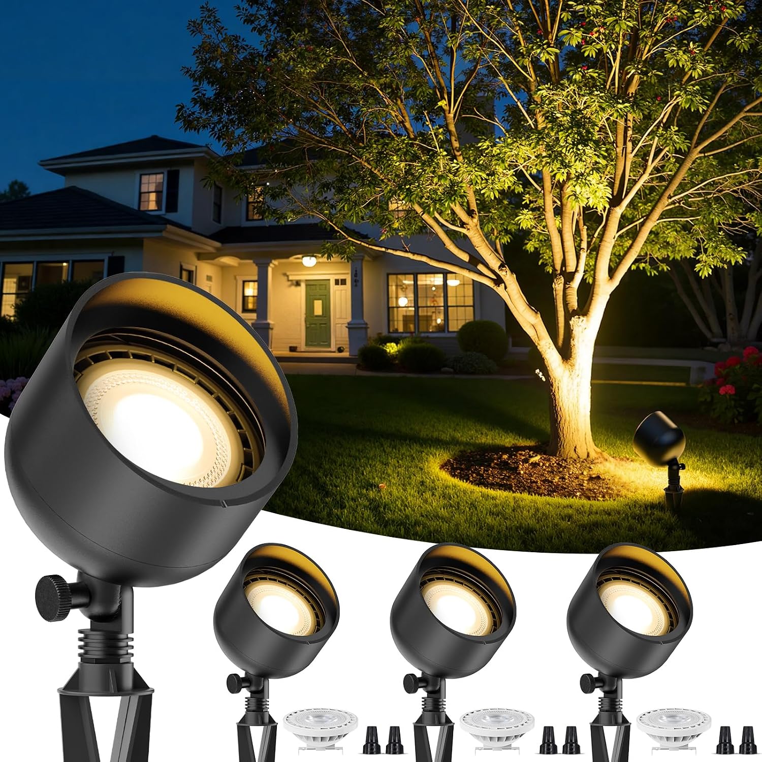 Outdoor Lighting Tree - Faro LED da Esterno a Bassa