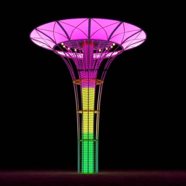 Outdoor Lighting Tree - Albero Luminoso Solare Fotovoltaico Personalizzato Impermeabile