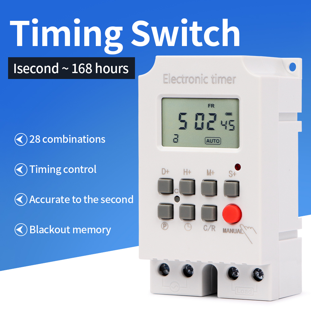 Outdoor Lighting Timer Switch - Interruttore orario digitale 7 giorni settimanale