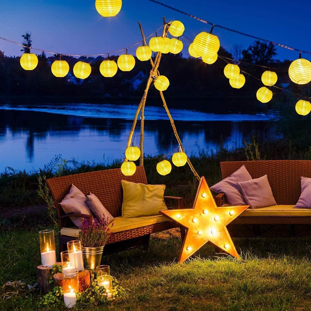 Lanterna impermeabile Stringa  - Outdoor Lighting Under Pergola recensione e prezzo