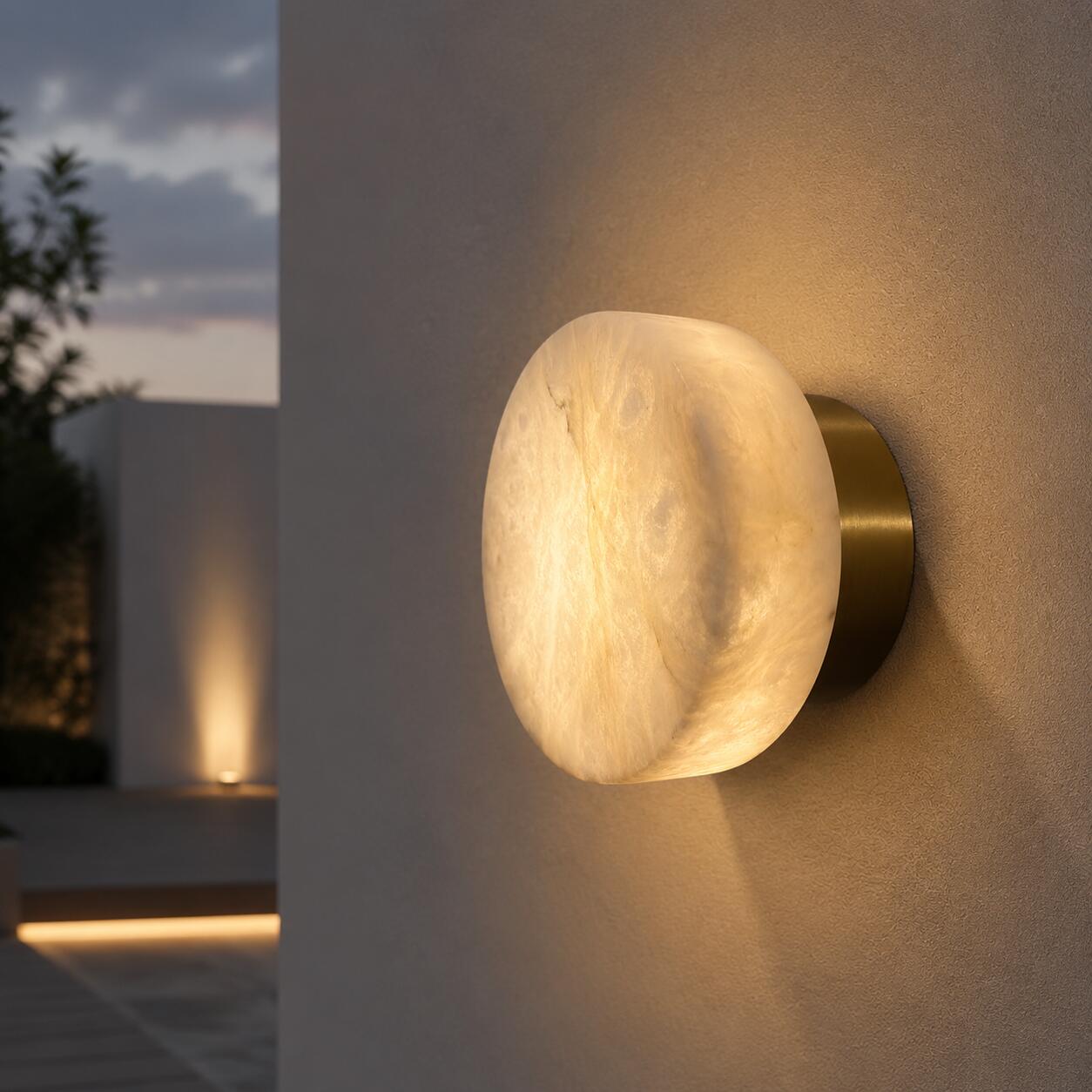 Applique da Parete Rotonda in  - Outdoor Lighting Year Round recensione e prezzo