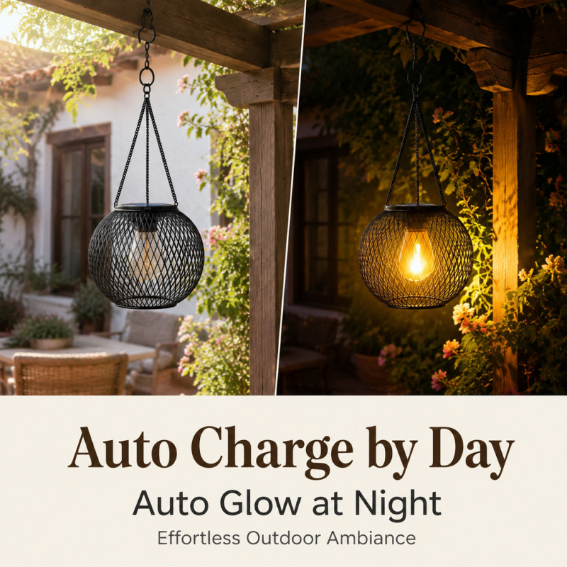 Lampada da Terra a LED Solare  - Outdoor Lighting Under Pergola recensione e prezzo