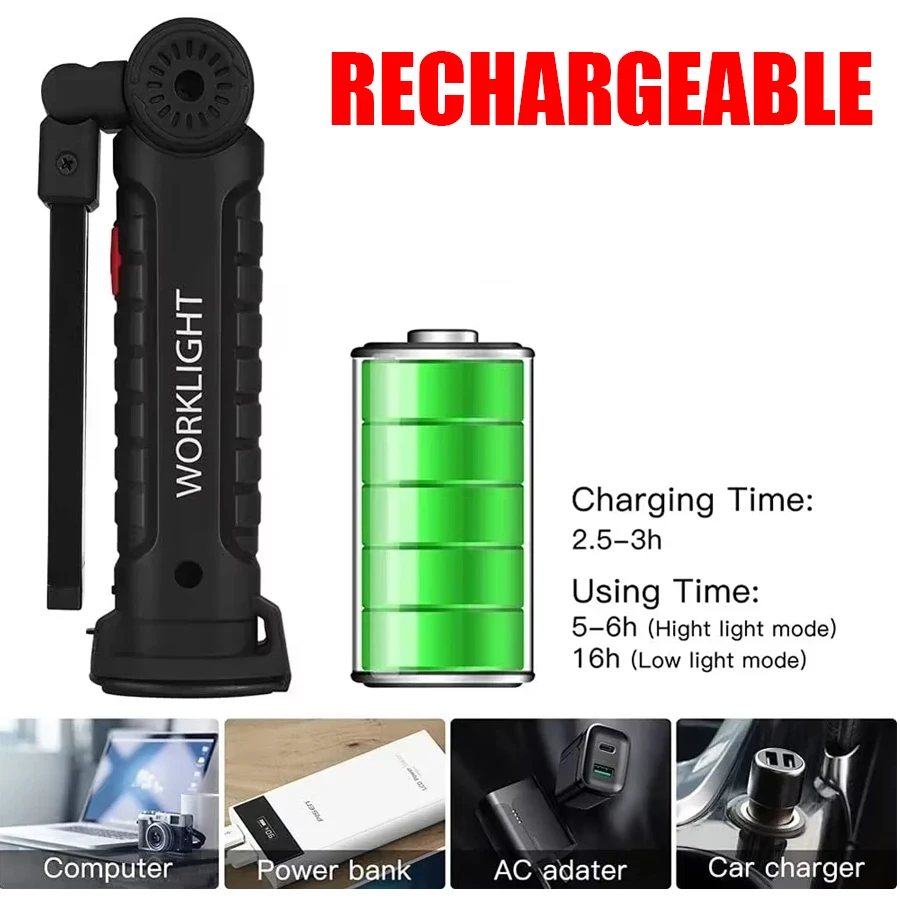 Torcia da lavoro magnetica ric - Outdoor Lighting Lanterns recensione e prezzo