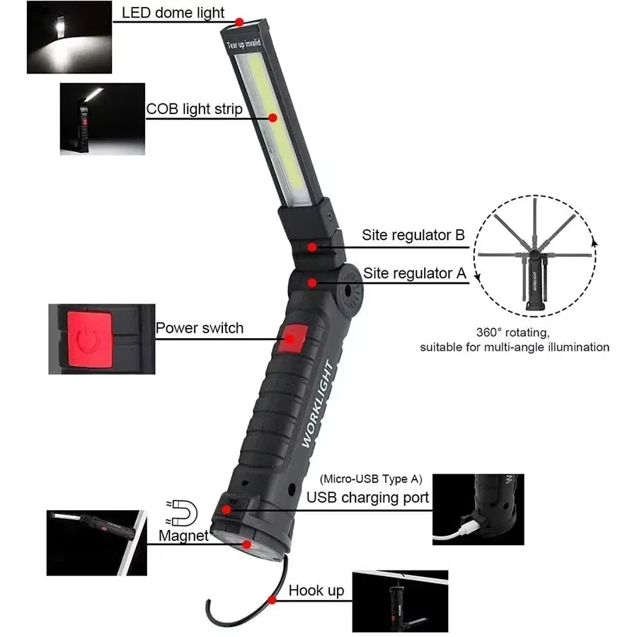 Torcia da lavoro magnetica ric - Outdoor Lighting Lanterns recensione e prezzo
