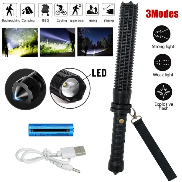 Torcia LED Ricaricabile USB, T - Outdoor Lighting Setup recensione e prezzo