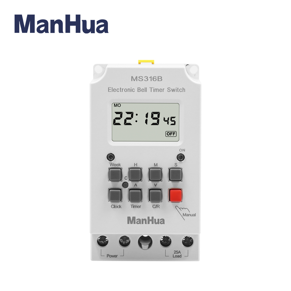 ManHua MS316B 220V 25A 68 ON T - Outdoor Lighting Timer Switch recensione e prezzo