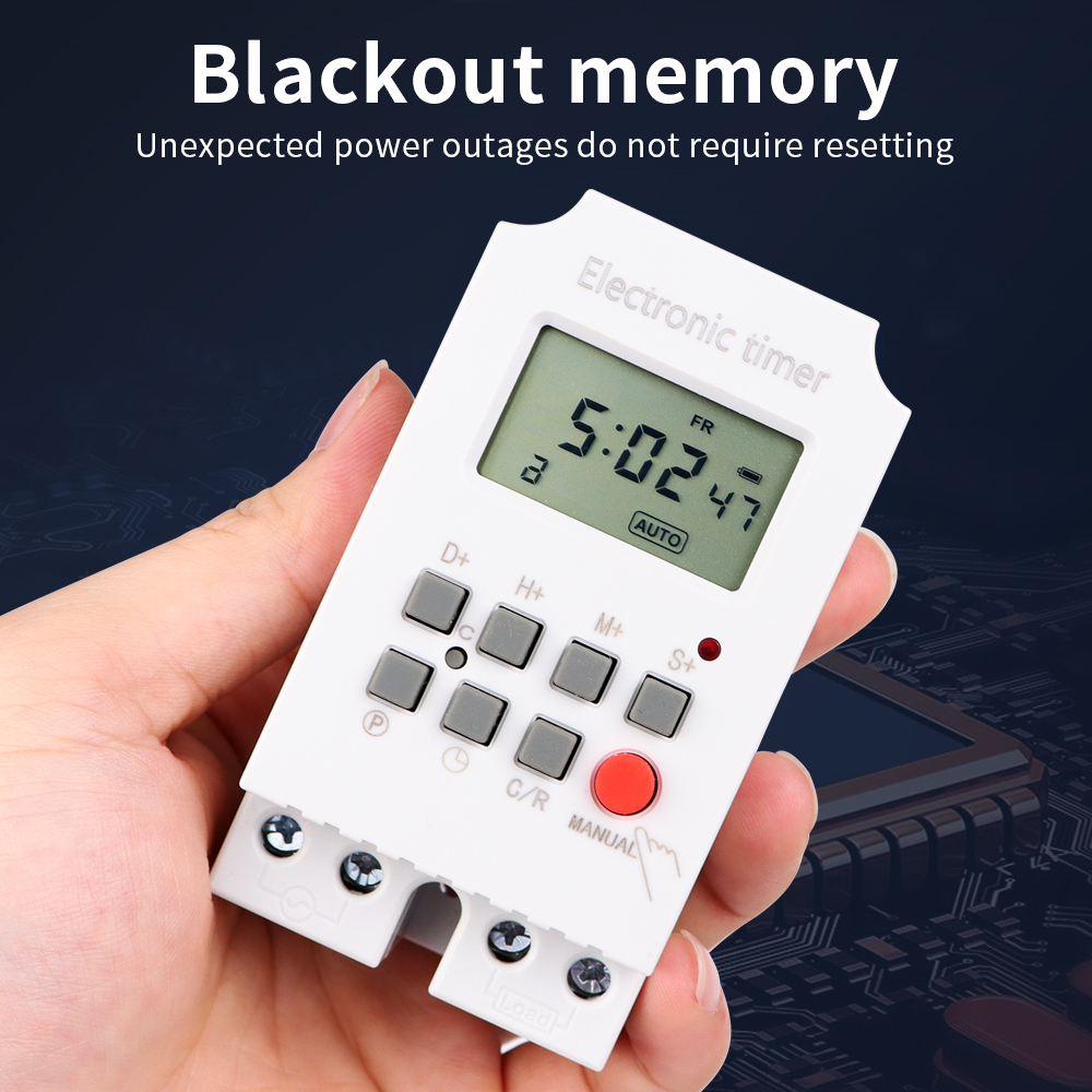 KG316S 220VAC 25A interruttore - Outdoor Lighting Timer Switch recensione e prezzo