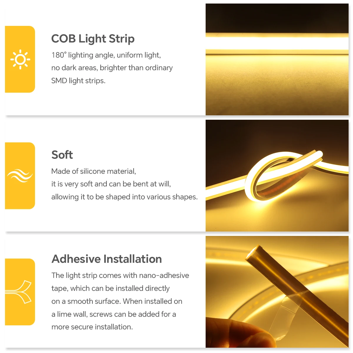 Nastro LED al neon COB in vero - Outdoor Lighting Led Strip recensione e prezzo