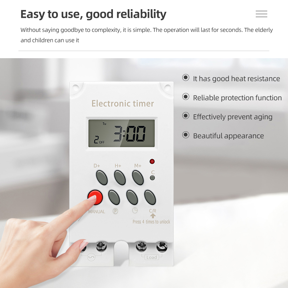 Zoccolo astuto programmabile d - Outdoor Lighting Timer Switch recensione e prezzo
