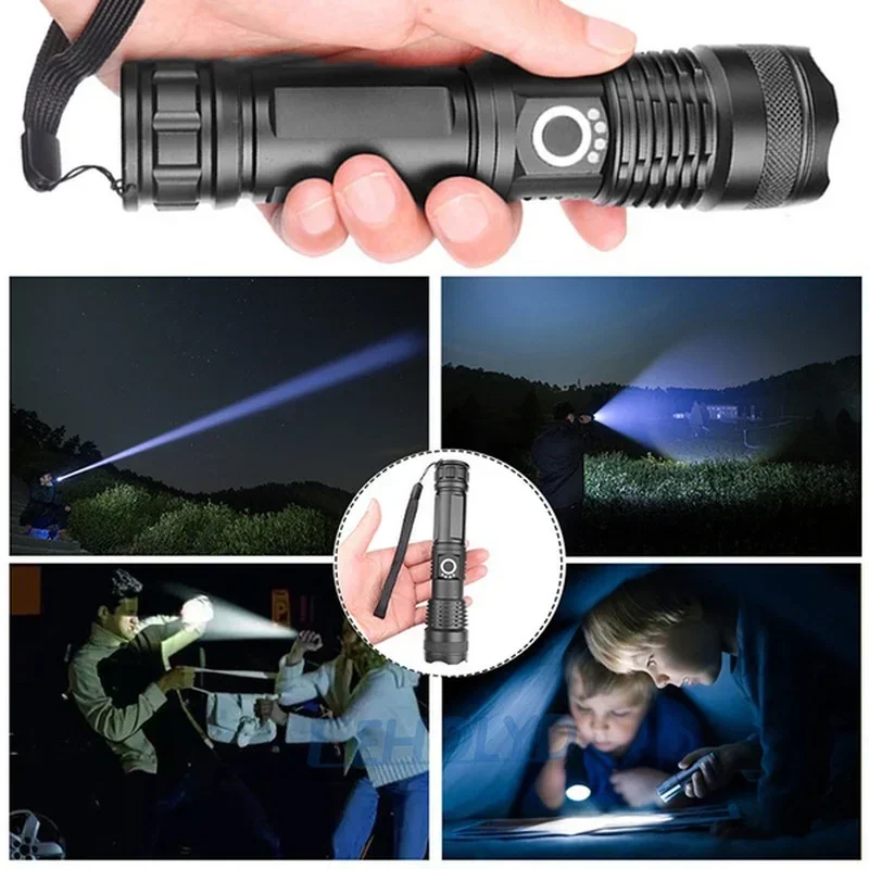Torcia a LED XHP70 ad alta pot - Outdoor Lighting Setup recensione e prezzo